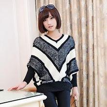 成人蝙蝠袖毛衣编织视频,跟随视频学做时尚蝙蝠袖毛衣